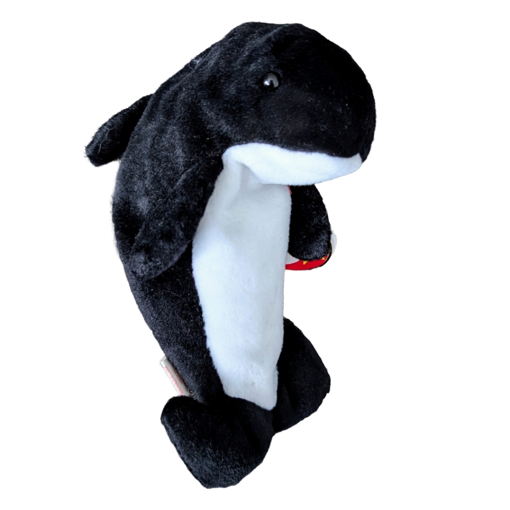 Vintage 1996 "Waves" The Whale Ty Beanie Baby Stuffed Animal